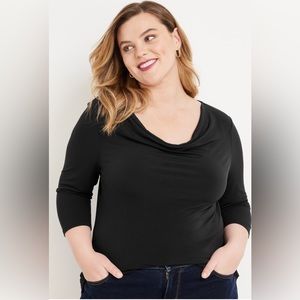 NWT Maurice’s cowl neck blouse